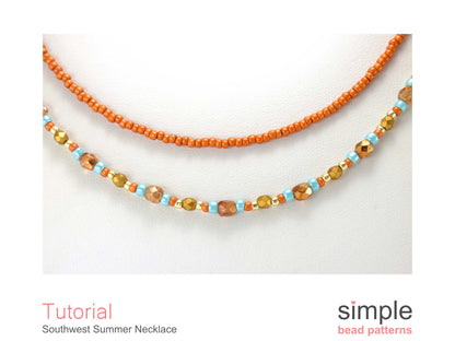 Southwest Summer Necklace Beading Pattern