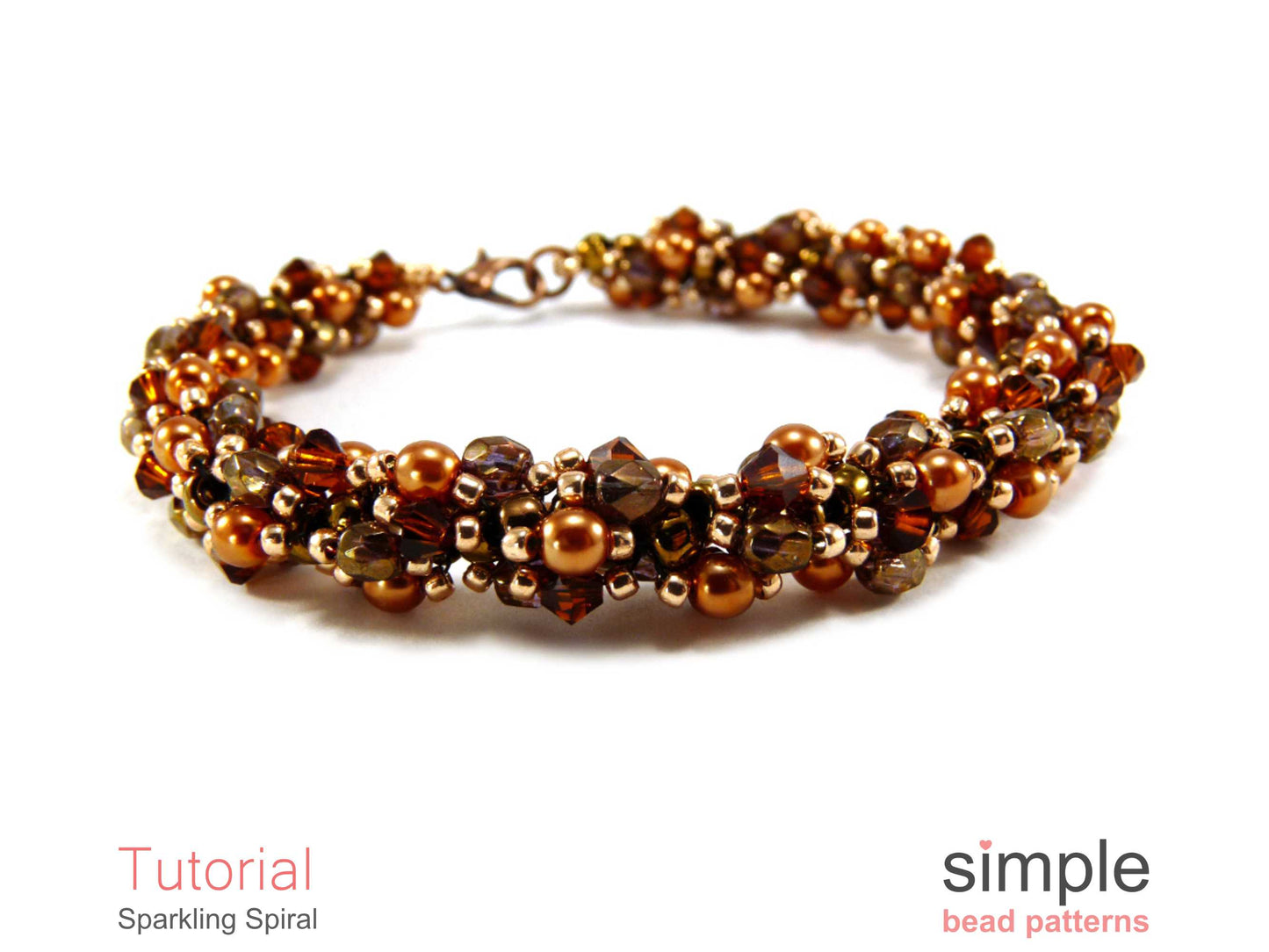 Sparkling Spiral Bracelet & Necklace Beading Pattern
