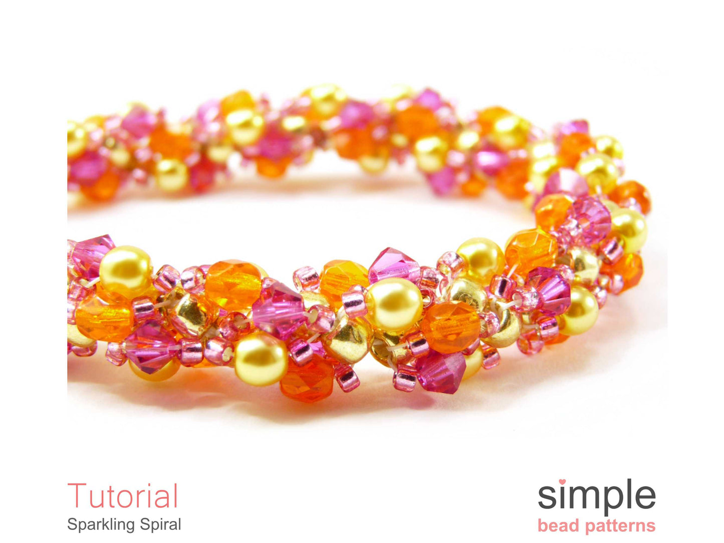 Sparkling Spiral Bracelet & Necklace Beading Pattern