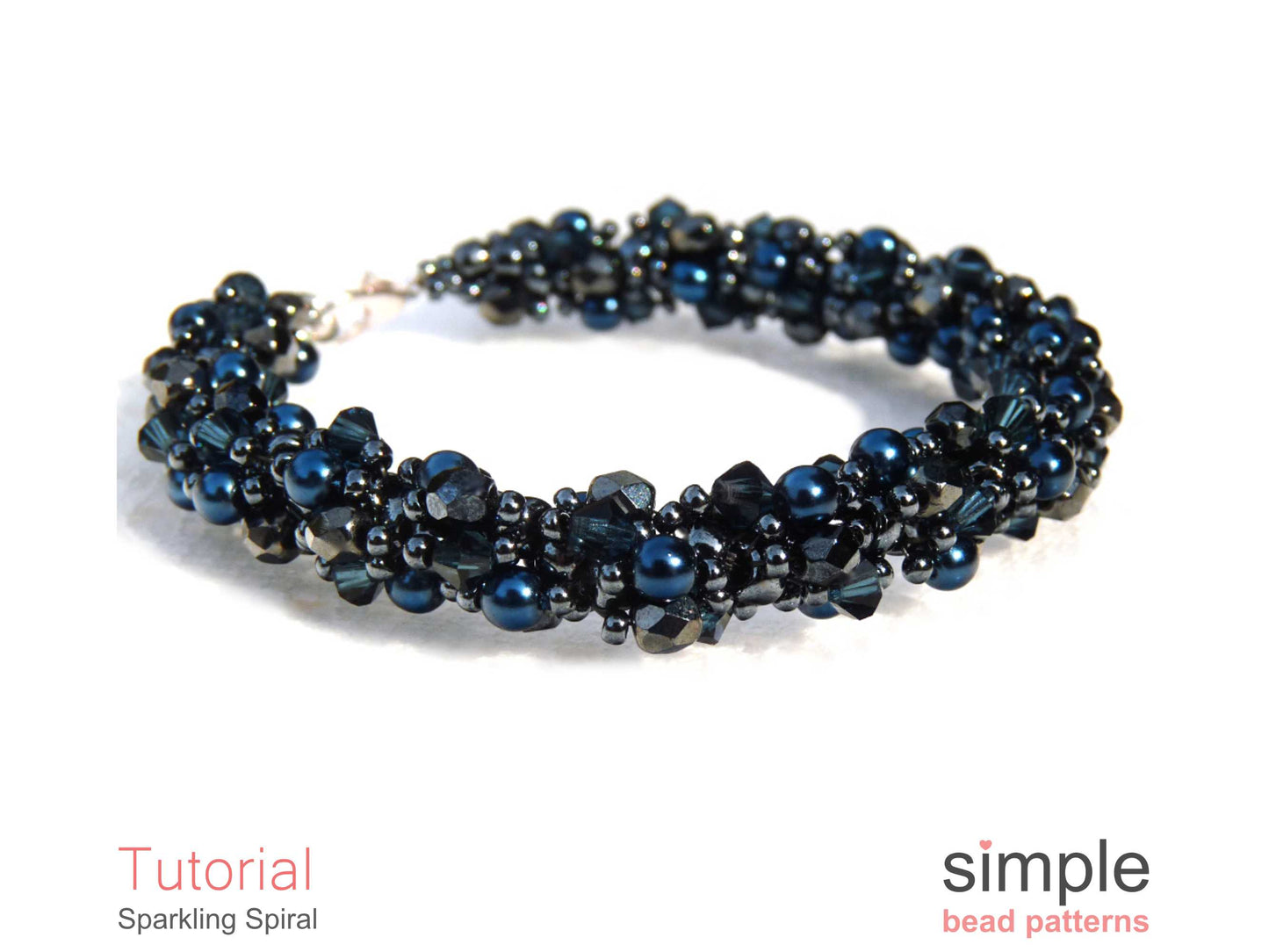 Sparkling Spiral Bracelet & Necklace Beading Pattern