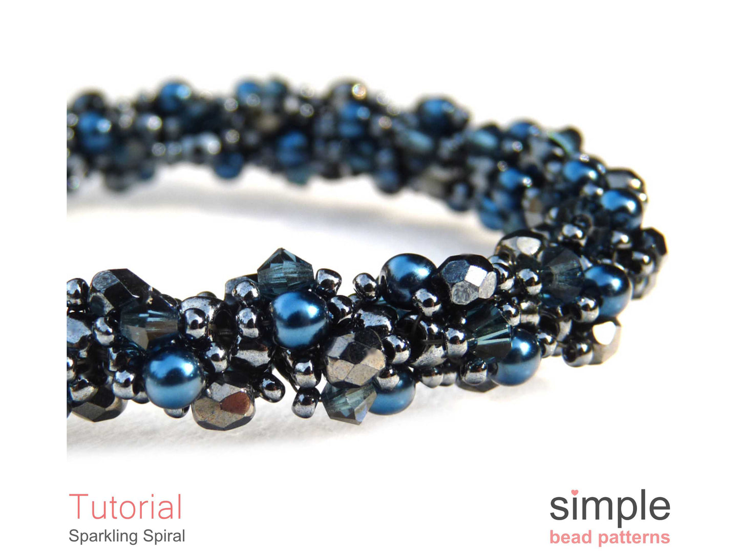 Sparkling Spiral Bracelet & Necklace Beading Pattern