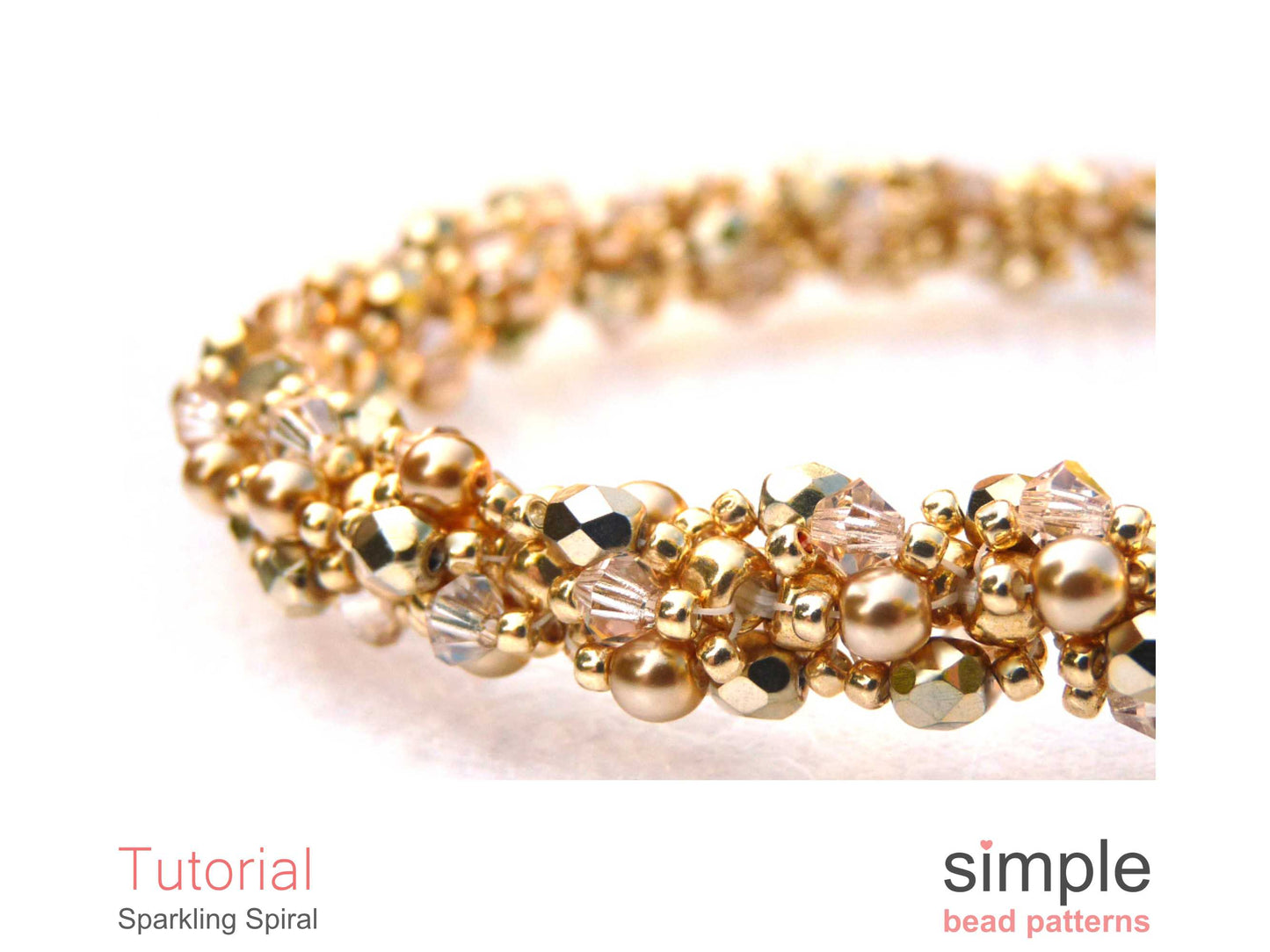 Sparkling Spiral Bracelet & Necklace Beading Pattern