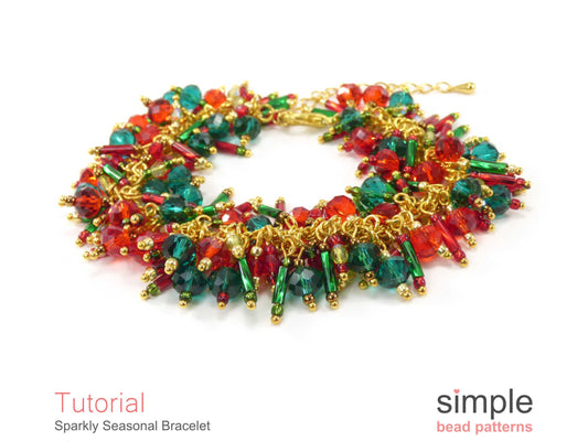 Sparkly Seasonal Bracelet Beading Pattern