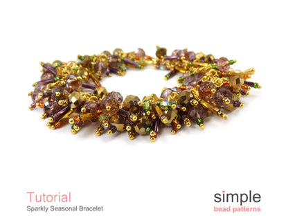 Sparkly Seasonal Bracelet Beading Pattern