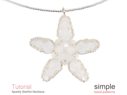 Sparkly Starfish Necklace Beading Pattern