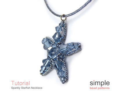 Sparkly Starfish Necklace Beading Pattern