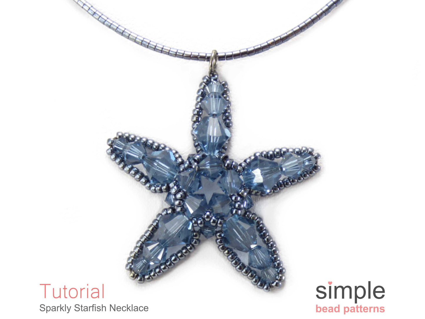 Sparkly Starfish Necklace Beading Pattern