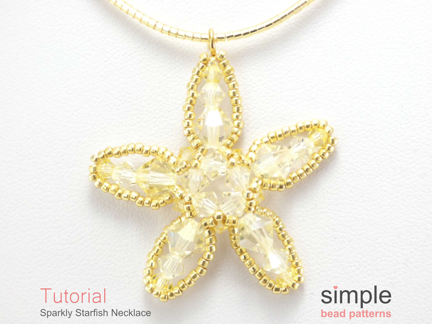 Sparkly Starfish Necklace Beading Pattern