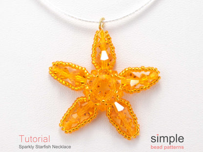 Sparkly Starfish Necklace Beading Pattern