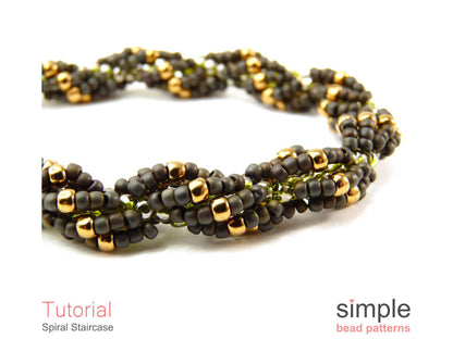 Spiral Staircase Bracelet & Necklace Beading Pattern