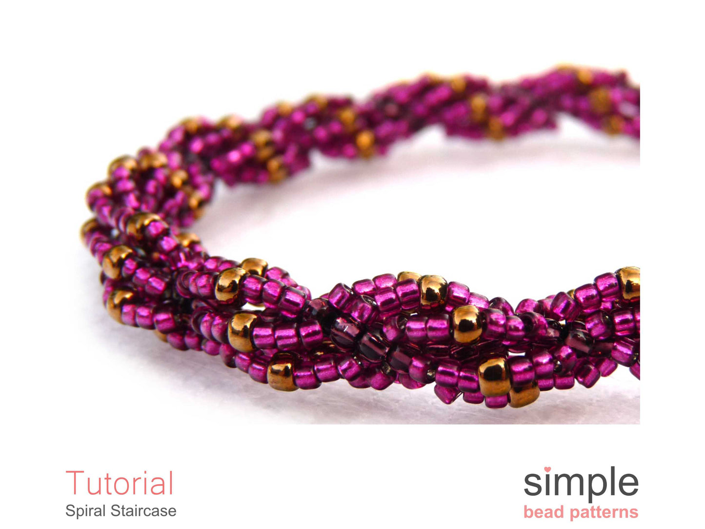 Spiral Staircase Bracelet & Necklace Beading Pattern