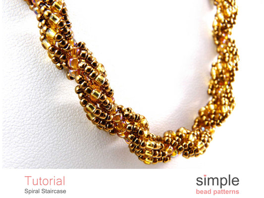 Spiral Staircase Bracelet & Necklace Beading Pattern