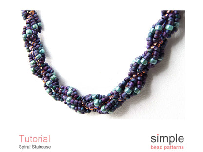 Spiral Staircase Bracelet & Necklace Beading Pattern