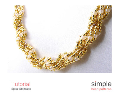 Spiral Staircase Bracelet & Necklace Beading Pattern