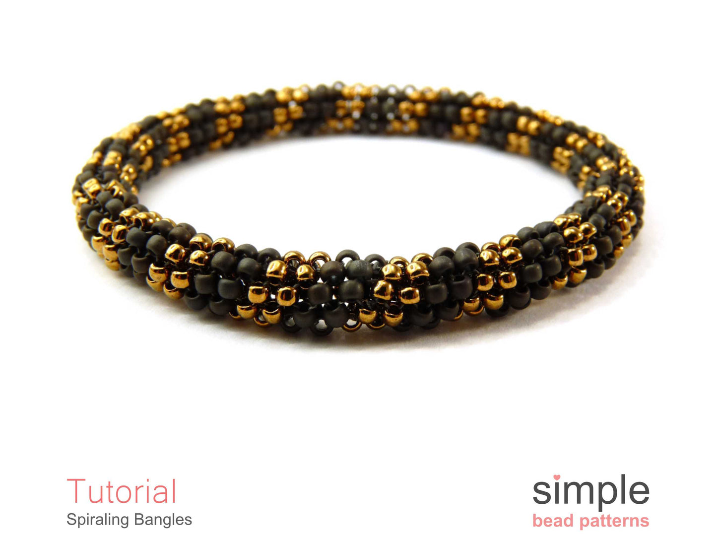 Spiraling Bangle Bracelet Beading Pattern