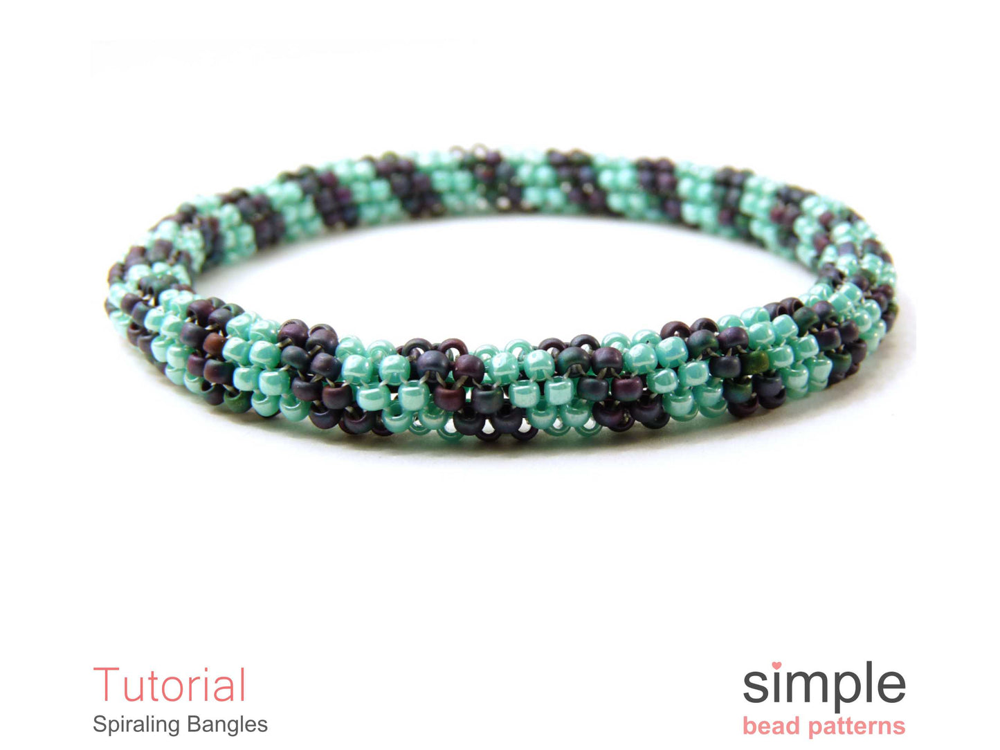 Spiraling Bangle Bracelet Beading Pattern