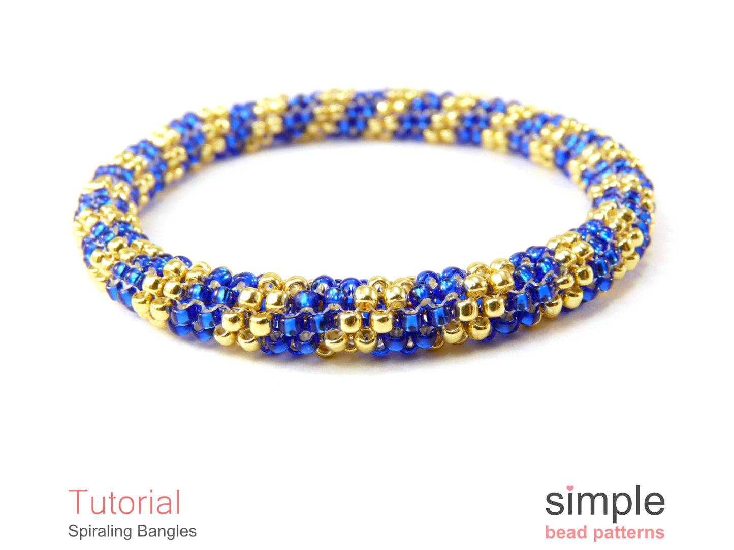 Spiraling Bangle Bracelet Beading Pattern