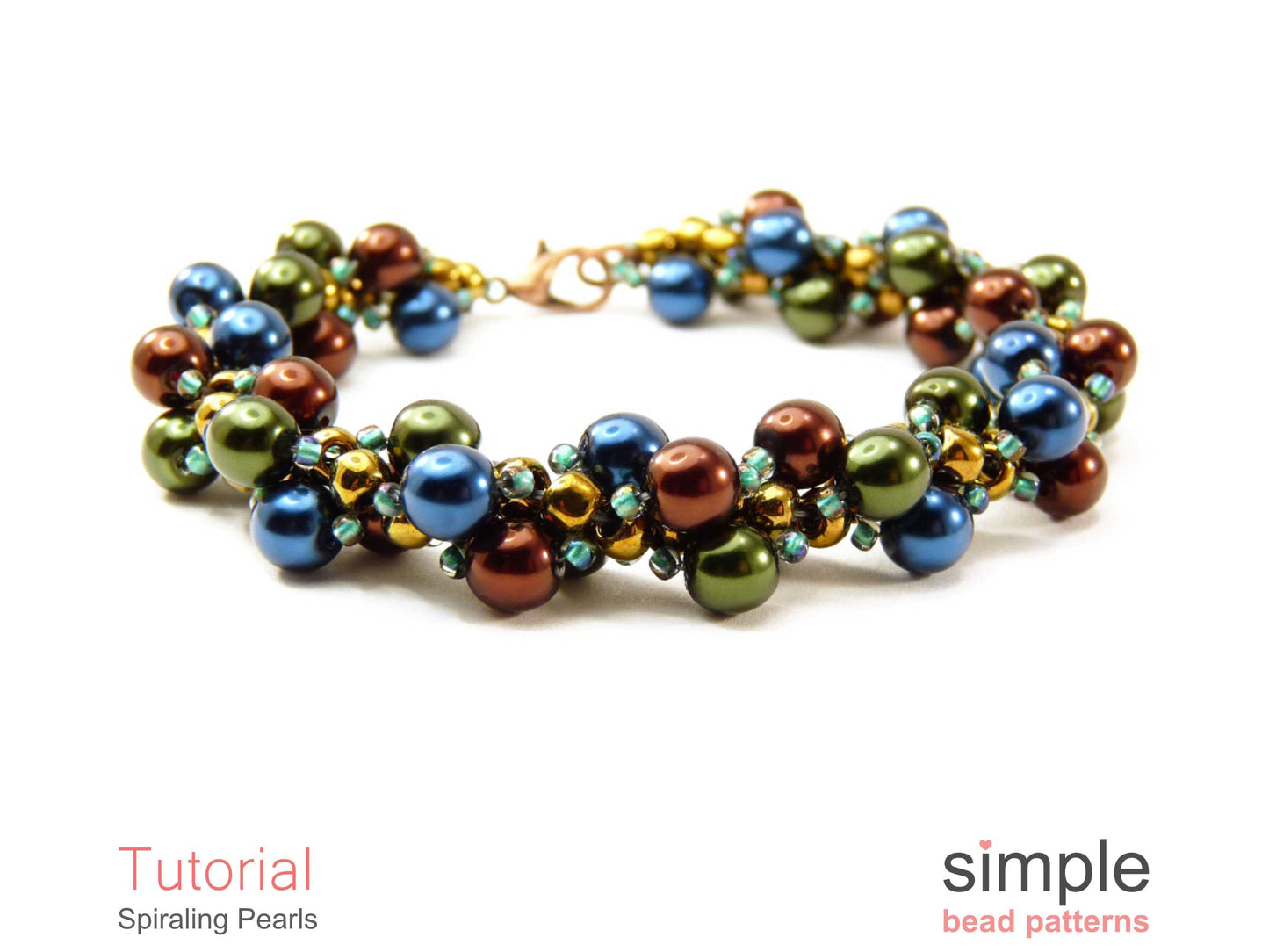 Spiraling Pearls Bracelet & Necklace Beading Pattern