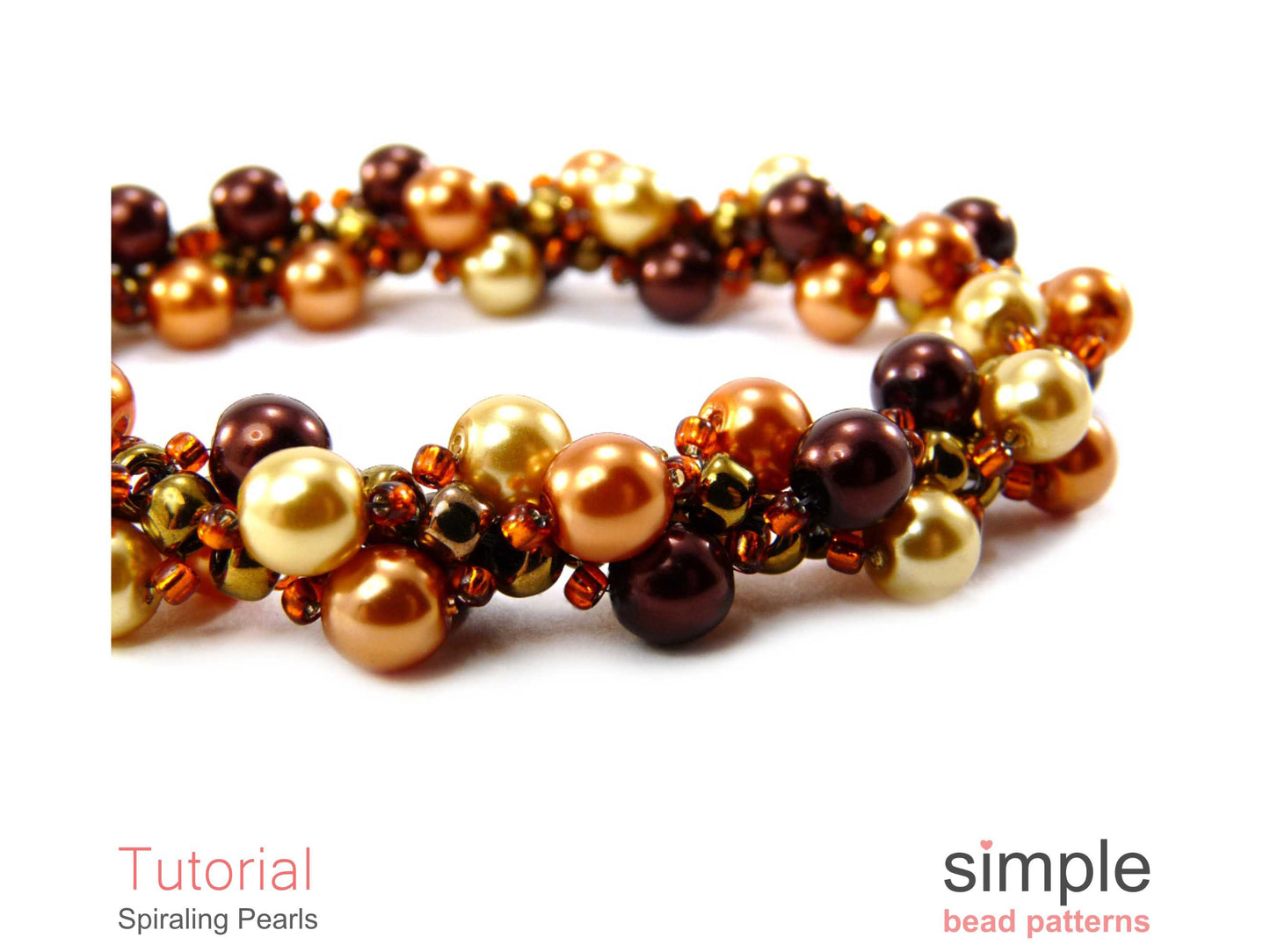 Spiraling Pearls Bracelet & Necklace Beading Pattern