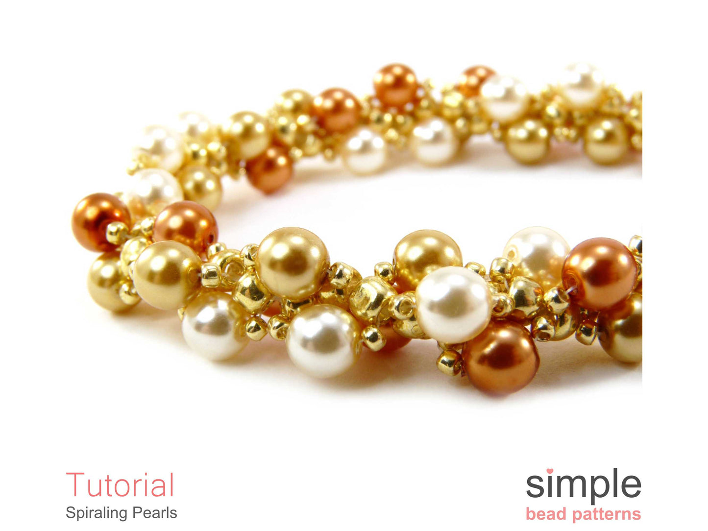 Spiraling Pearls Bracelet & Necklace Beading Pattern