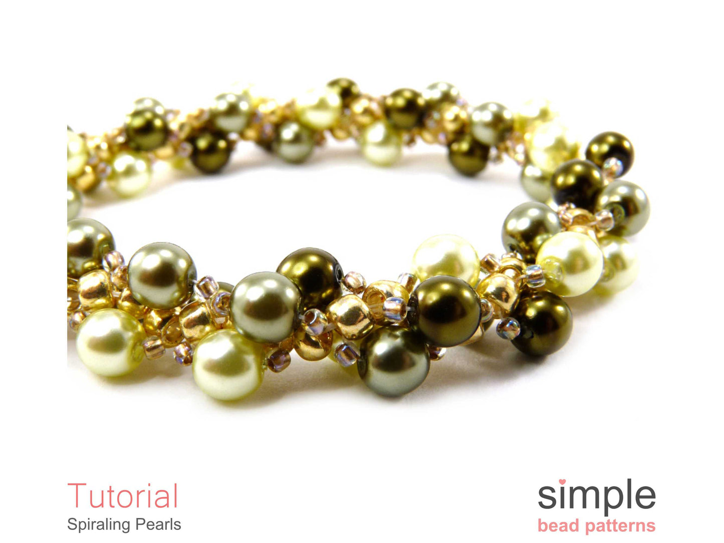 Spiraling Pearls Bracelet & Necklace Beading Pattern