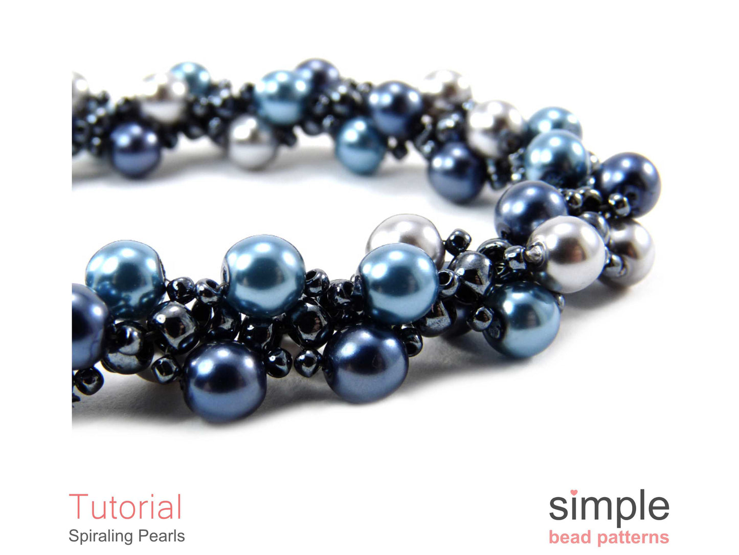 Spiraling Pearls Bracelet & Necklace Beading Pattern