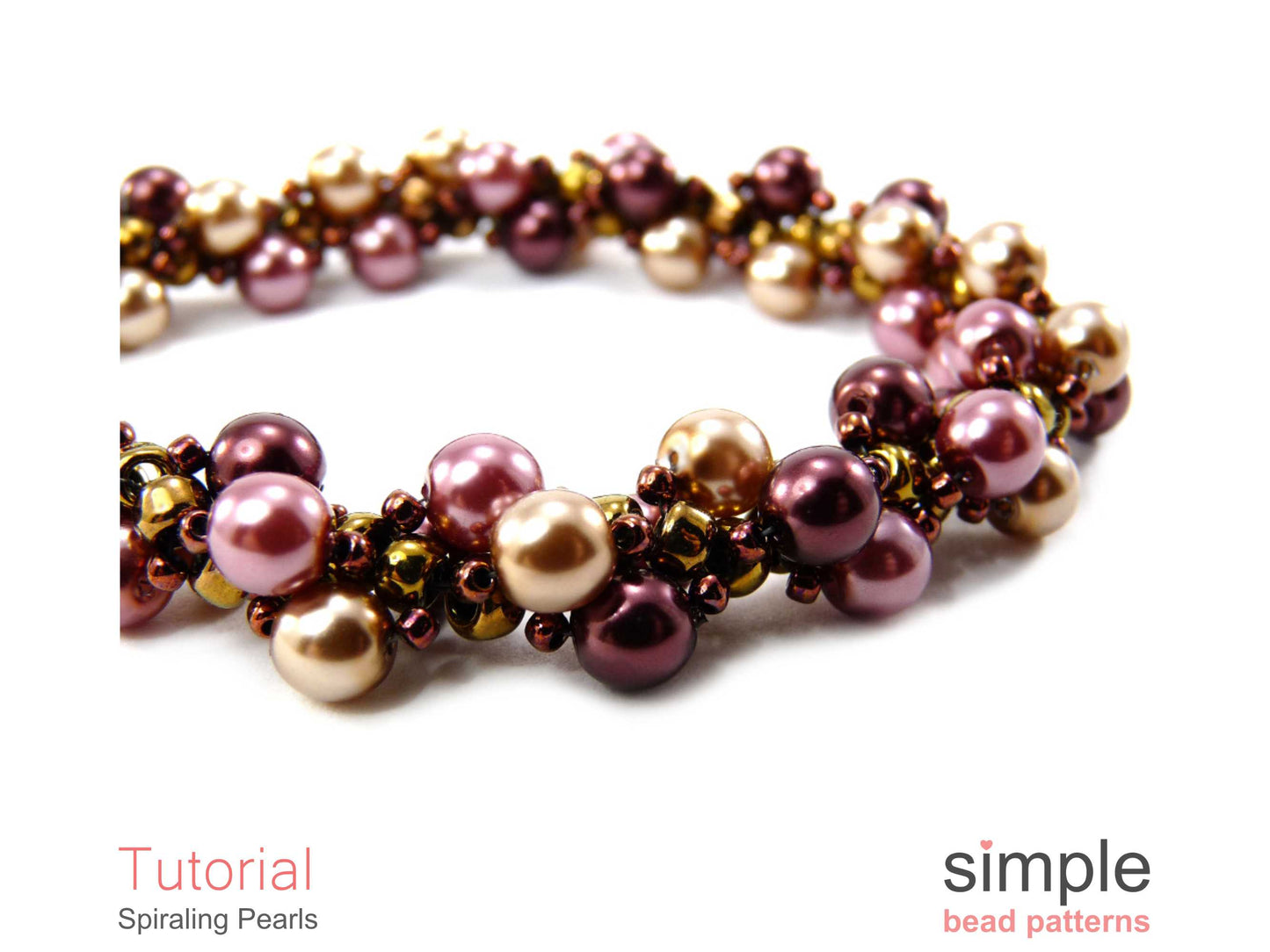 Spiraling Pearls Bracelet & Necklace Beading Pattern