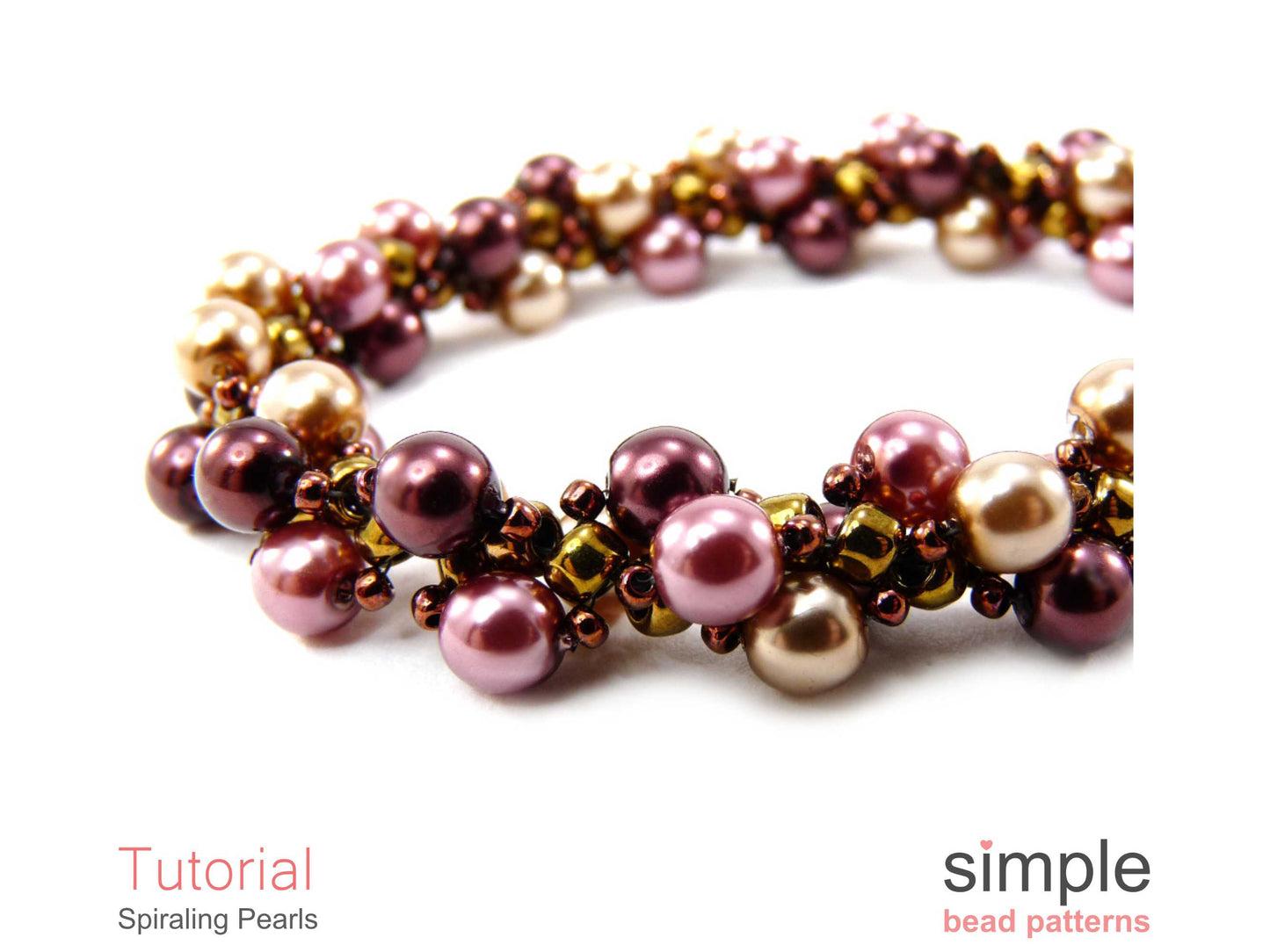 Spiraling Pearls Bracelet & Necklace Beading Pattern
