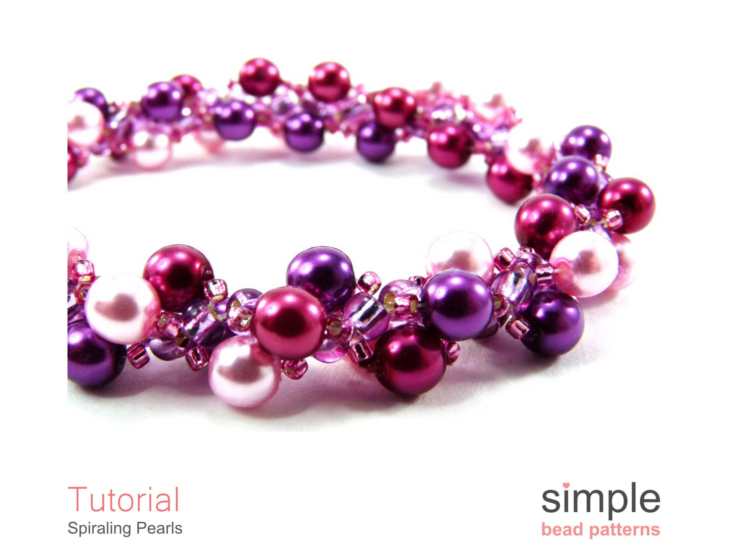 Spiraling Pearls Bracelet & Necklace Beading Pattern