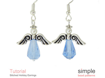 Stitched Holiday Earrings Beading Pattern