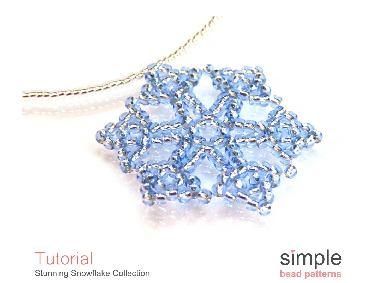 Stunning Snowflake Earrings, Necklace, & Ornament Beading Pattern