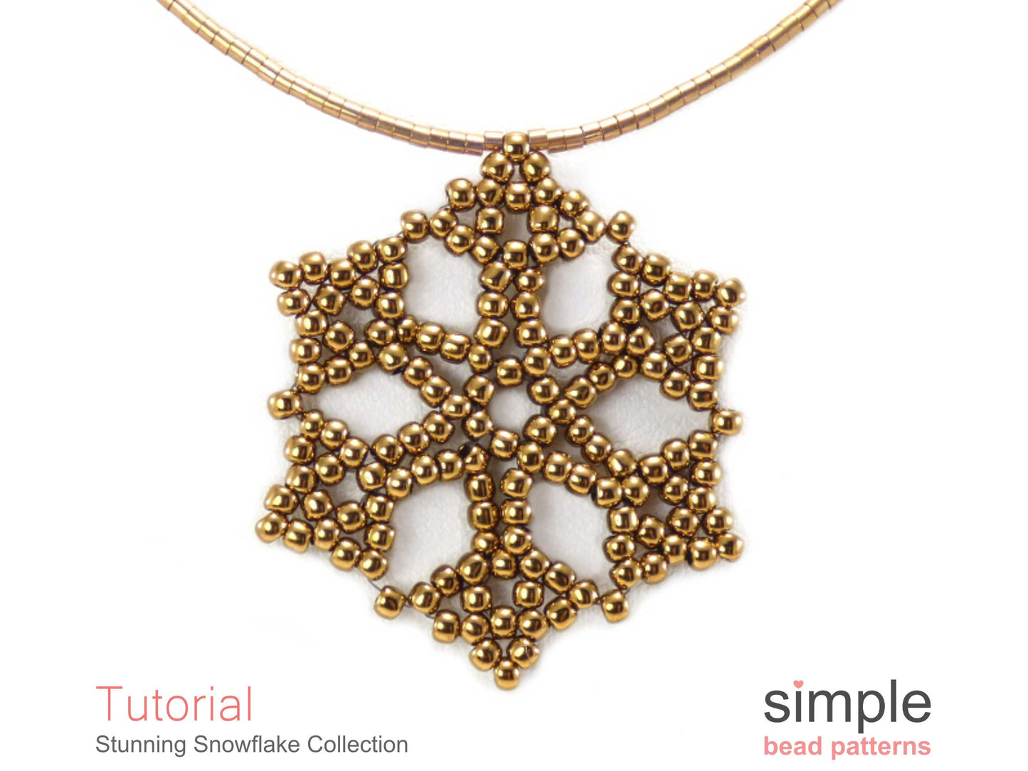 Stunning Snowflake Earrings, Necklace, & Ornament Beading Pattern