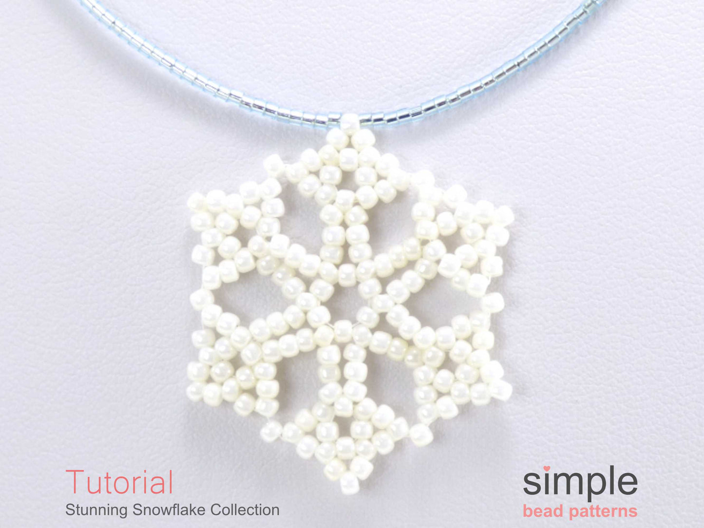 Stunning Snowflake Earrings, Necklace, & Ornament Beading Pattern