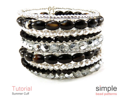 Summer Cuff Bracelet Beading Pattern
