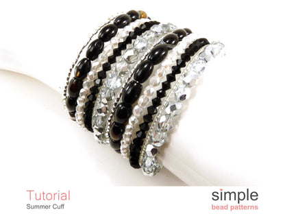 Summer Cuff Bracelet Beading Pattern