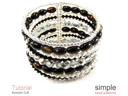 Summer Cuff Bracelet Beading Pattern