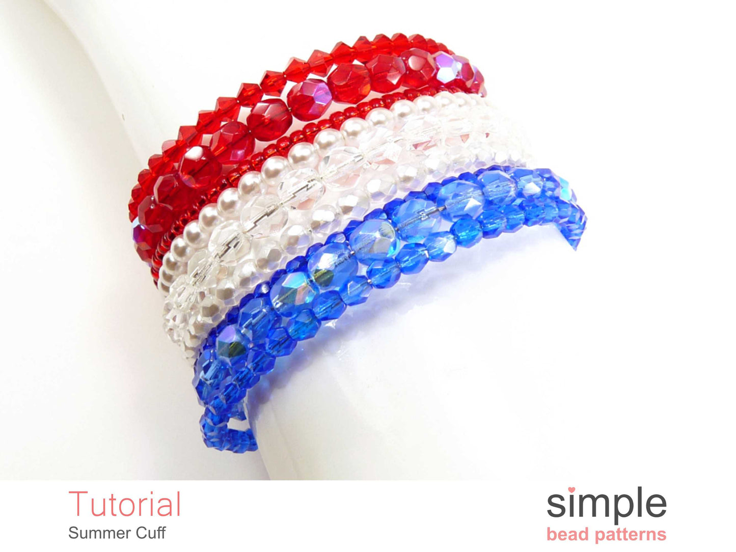 Summer Cuff Bracelet Beading Pattern