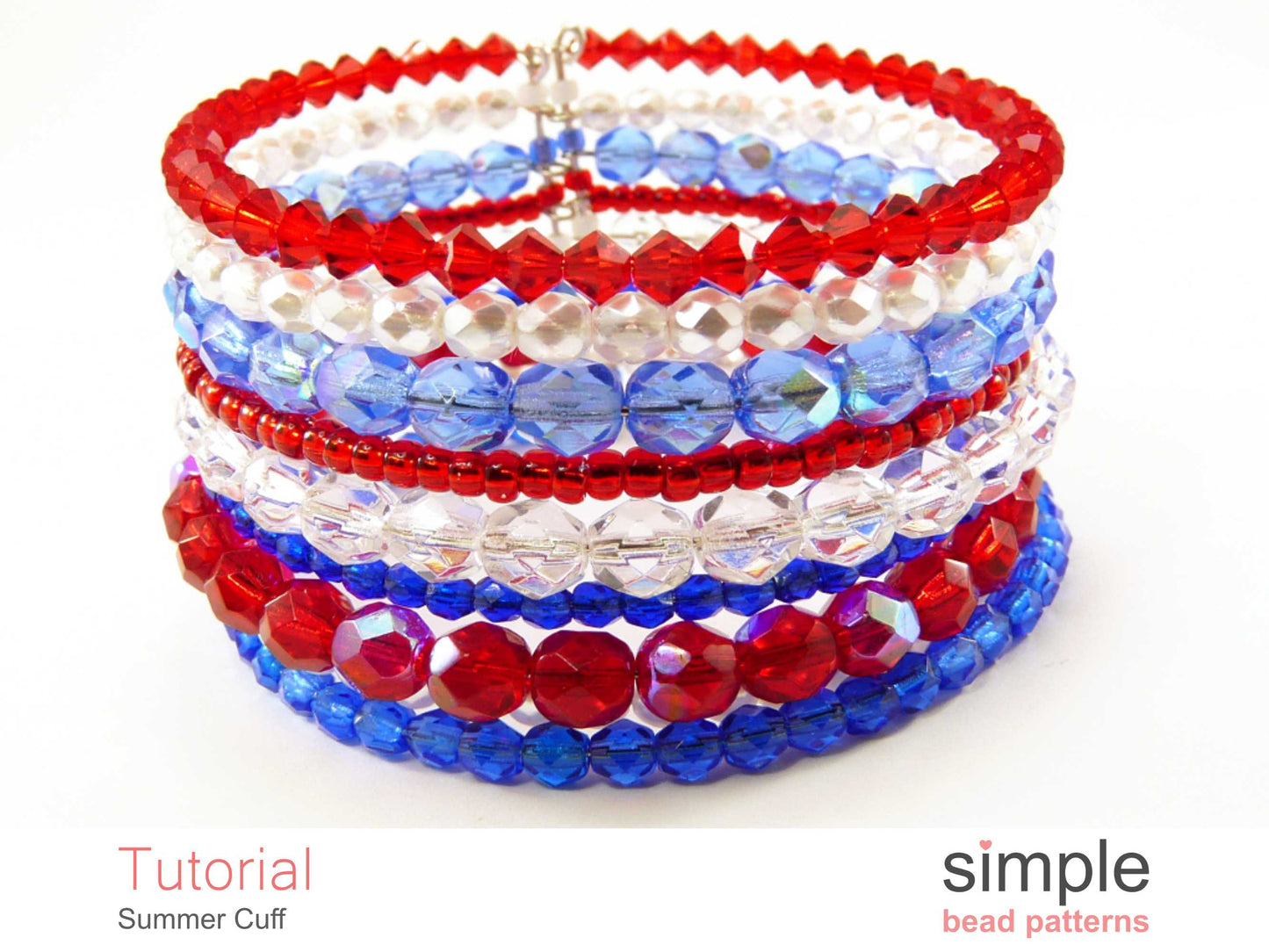 Summer Cuff Bracelet Beading Pattern