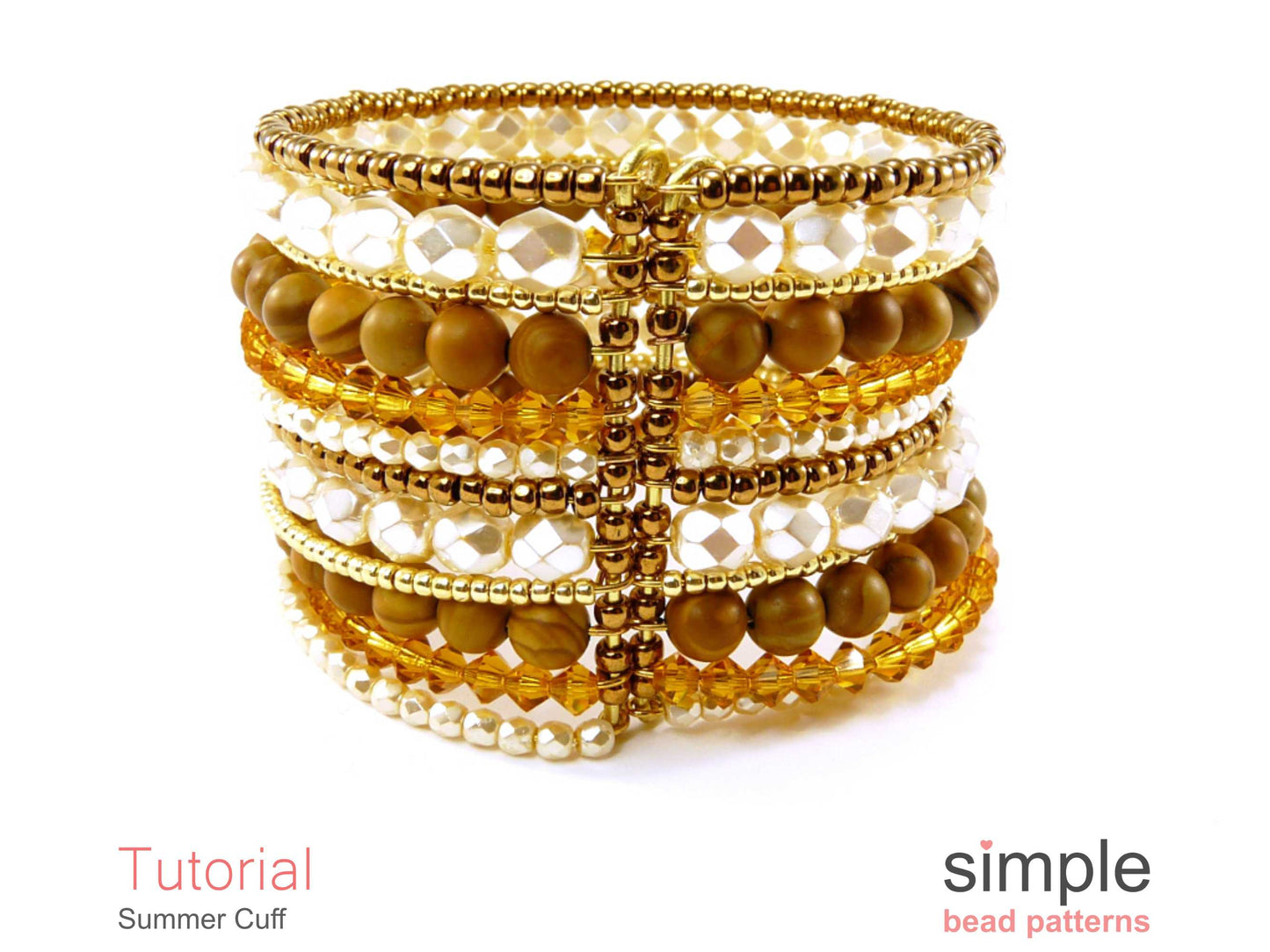 Summer Cuff Bracelet Beading Pattern