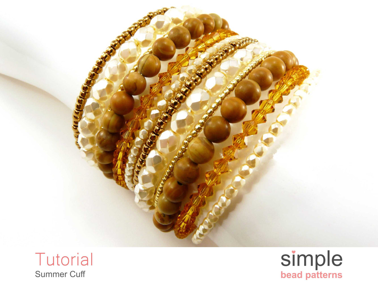 Summer Cuff Bracelet Beading Pattern