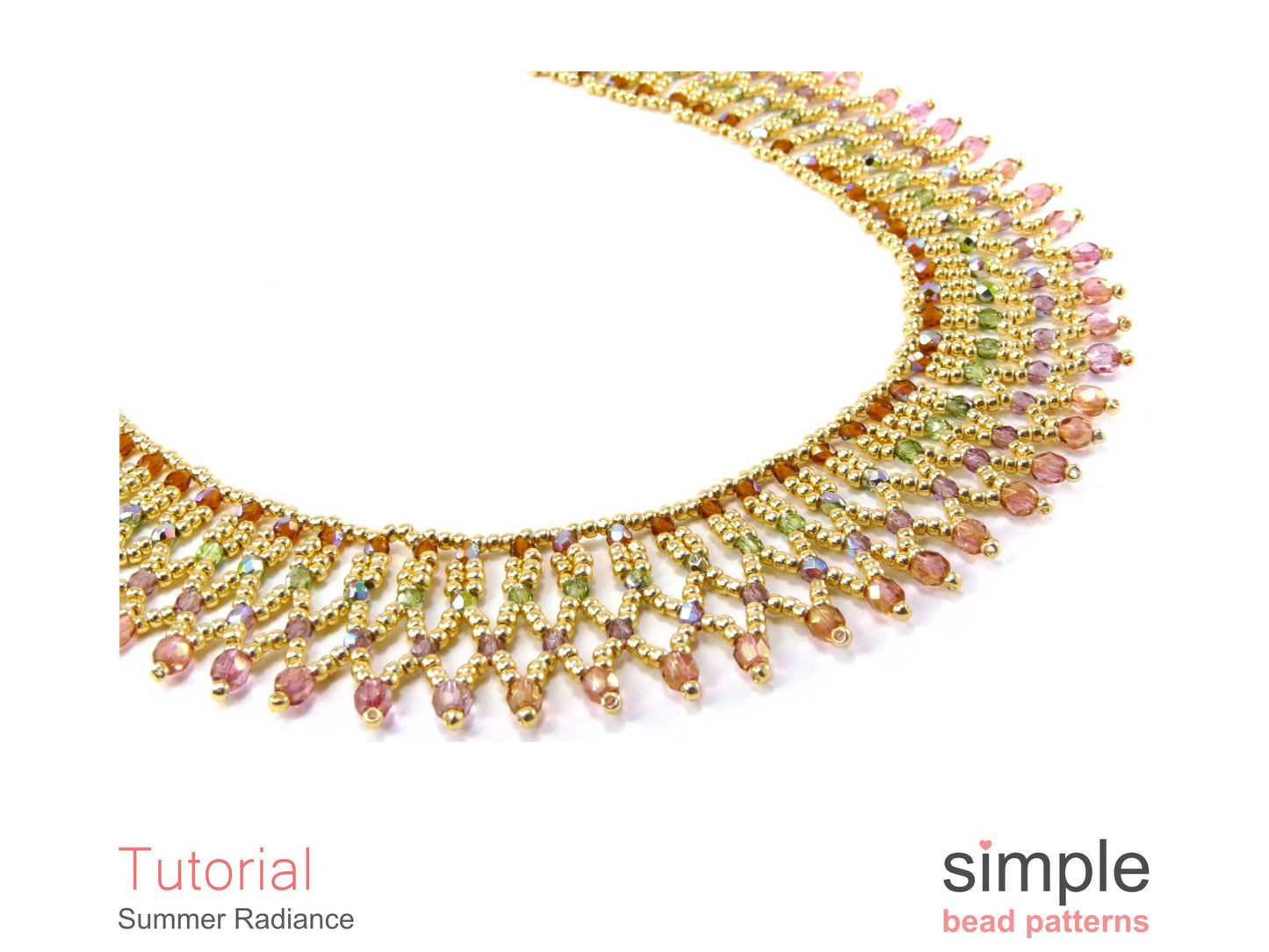 Summer Radiance Necklace Beading Pattern