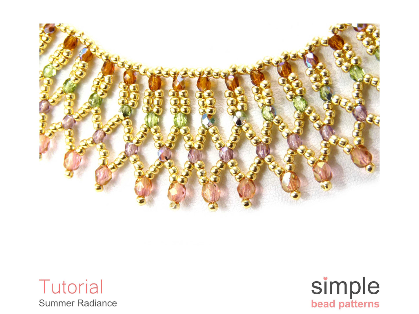 Summer Radiance Necklace Beading Pattern