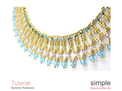 Summer Radiance Necklace Beading Pattern
