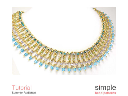 Summer Radiance Necklace Beading Pattern