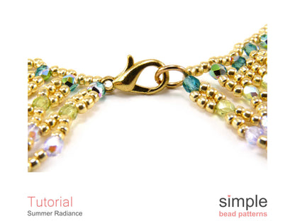 Summer Radiance Necklace Beading Pattern