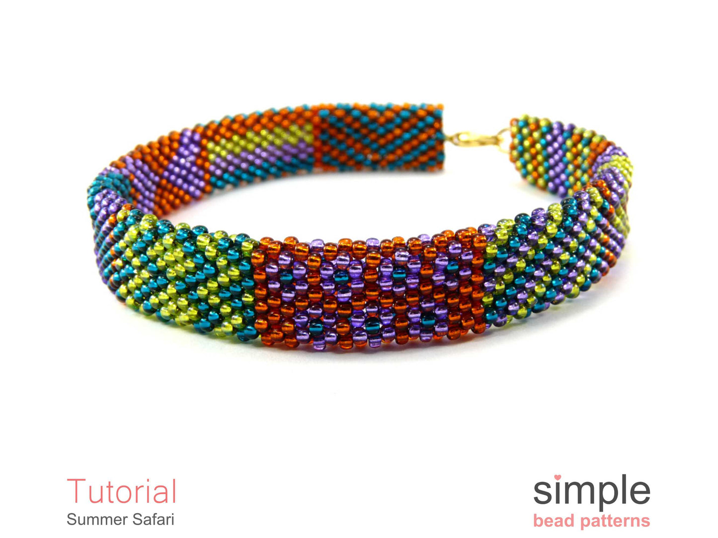 Summer Safari Bracelet Beading Pattern