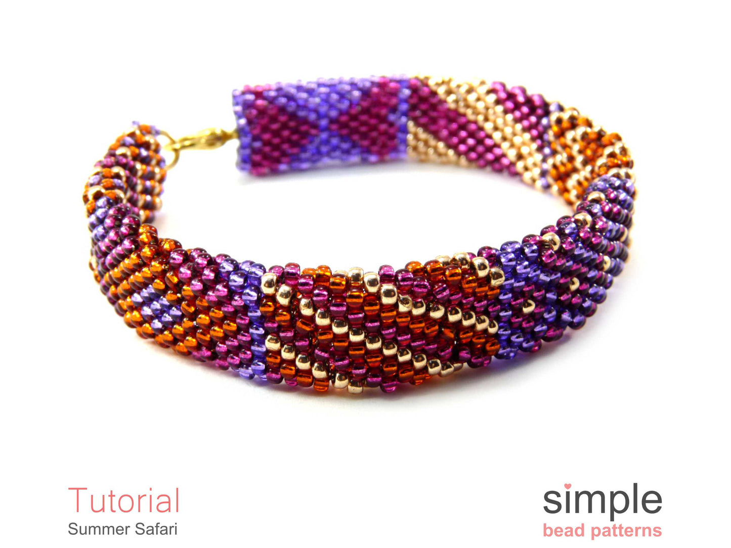 Summer Safari Bracelet Beading Pattern