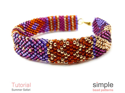 Summer Safari Bracelet Beading Pattern