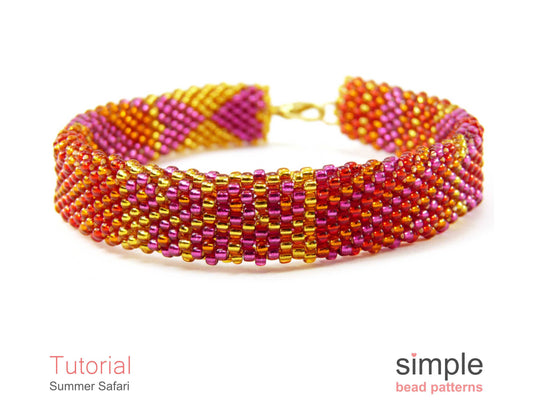 Summer Safari Bracelet Beading Pattern