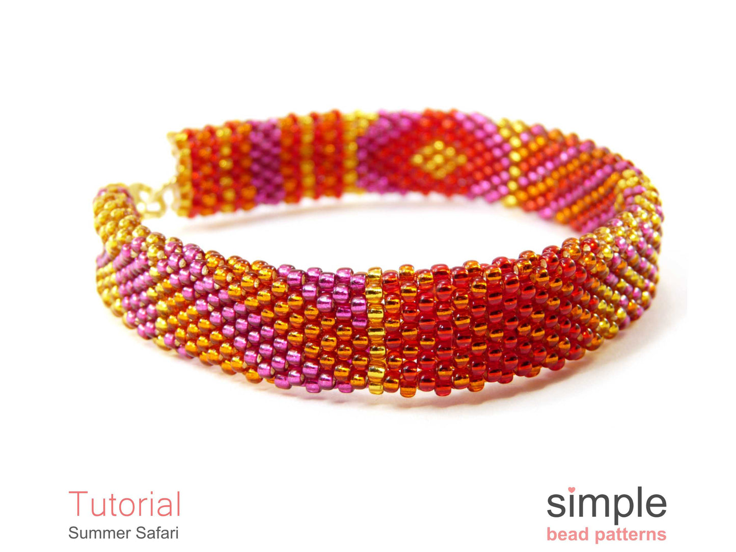 Summer Safari Bracelet Beading Pattern